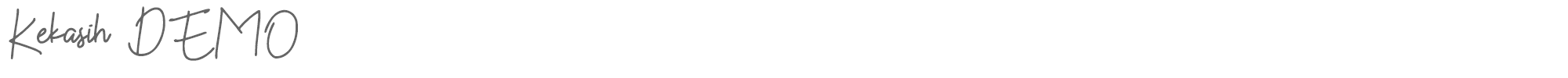 Kekasih Kekasih Font DEMO.ttf font preview